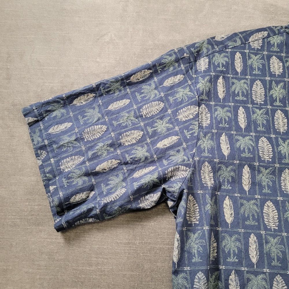 Tori Richard Honolulu Hawaiian Button Up Shirt Graphic Print Palm Tree Size XL‎ - Picture 6 of 10